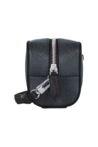 Montblanc Sartorial Deri Küçük Boy Bakım Çantası 221696 Lacivert