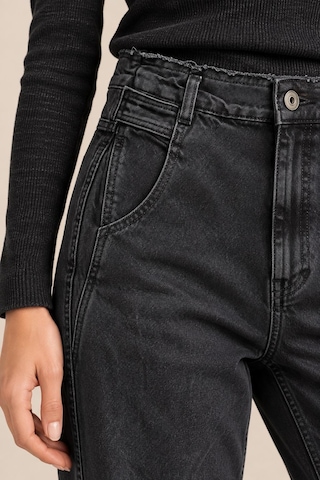 Alexandergardi Yüksek Bel Wide Leg Jean siyah