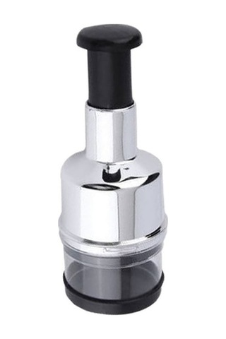 Ulzyvf Createtech Soğan Sarımsak Kesici - Pratik Mutfak Aleti, Kolay Kullanım İçin Tasarlandı, Ny Gri Gri