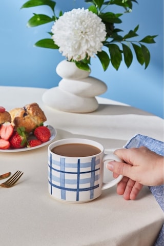 Karaca Alize Kareli Mug 390 Ml