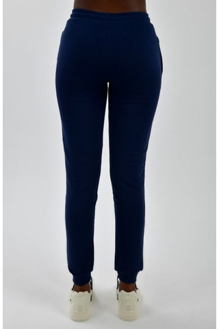 Kadın Yanları Cepli Beli Büzgülü Jogger Eşofman Altı Lacivert