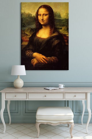 Leonardo Da Vinci Mona Lisa Kanvas Tablo 8 Farklı Ölçü