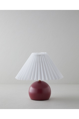 English Home Kalida Metal Abajur 24 Cm Bordo Bordo