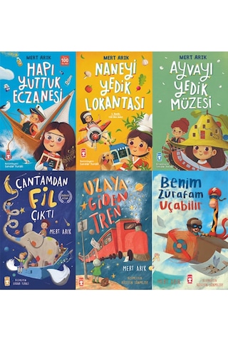Hapı Yuttuk Eczanesi - Ayvayı Yedik Müzesi - Benim Zürafam Uçabilir Orjinalkitap 6 Kitap Mert Arık