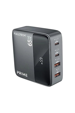 65w Masaüstü 4 Portlu Hızlı Şarj Cihazı İstasyonu 2xusb-a, 2xtype-c Giriş,1,5 Mt. Kablo 1.5