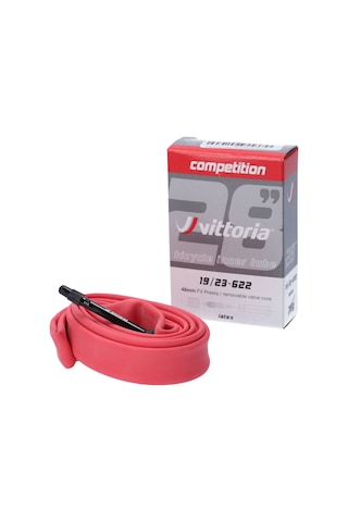 Vittoria Competition Latex 700x19-23 İğne Sibop İç Lastik 48mm Siyah