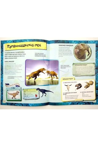 Dinozorlar - Dövme Kitabı - Caroline Rowlands - Bahçeşehir Yayınları