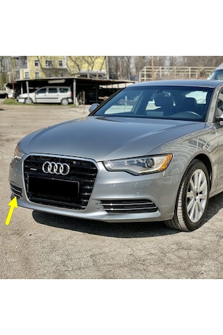 Audi A6 12-14 Ön Tampon Sağ Alt Sis Kapağı Krom Çıtalı 4G0807682F