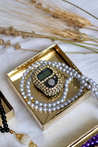 Taşlı Zikirmatik Ve Tesbihli Mevlid Seti 50'li T302 Çok Renkli