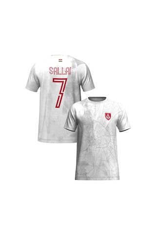 Gsstore Galatasaray Çocuk Sallai Design Fc T-shirt C241315 Beyaz