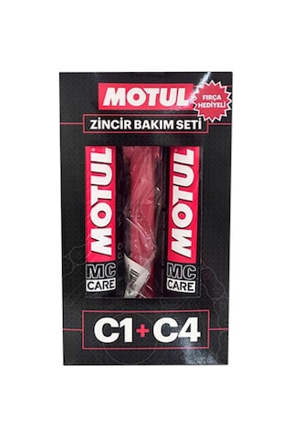 Motul C1-c4 Zincir Bakım Seti Özel Kutuda Fırça Hediyeli Motul C1-c4 Zincir Bakım Seti Özel Kutuda Fırça Hediyeli