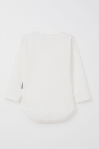 Breeze Erkek Bebek Çıtçıtlı Zıbın Body Basic 9 Ay-3 Yaş, Ekru Ekru