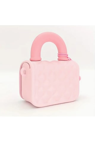 Çanta, Sevimli Taşınabilir Mini Carry-on Kız Küçük Omuz Çantası Pembe