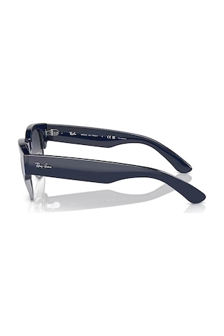 Ray Ban Rb 0316s 136678 53 Mega Clubmaster Polarize Unisex Kare Lacivert Kemik Güneş Gözlüğü