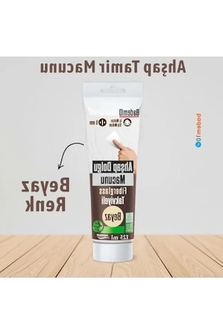 Beyaz Renk Ahşap Parke Tamir Macunu, 125 Ml 1