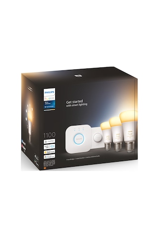 Philips HueWA 8-75W Beyaz Ambiyans Akıllı Başlangıç Seti 3'lü Akıllı Buttonlu E27