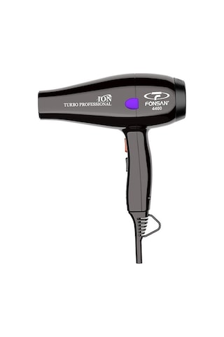 Fönsan PRF-4400 ION 2600 W Turbo Profesyonel Fön Makinesi Siyah