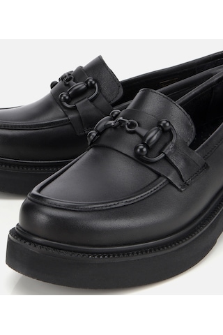 Hotiç Kadın Deri Siyah Kalın Tabanlı Klasik Loafer 01ayh314410a100 01ayh314410a100 Siyah