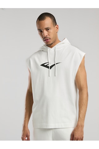 Everlast Ever Classics Oversize Beyaz Erkek Kolsuz Sweatshirt Beyaz