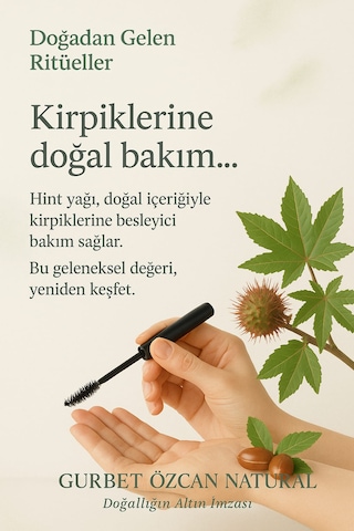 Hint Yağı %100 Saf Doğal Seyreltilmemiş 50 Ml Castor Oil