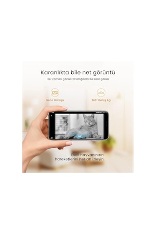 Petfit Autodine X 5l Wi-fi Kameralı Akıllı Otomatik Kedi Köpek Mama Kabı Besleme Ünitesi Sesli Komut+çelik Kase+app Kontrol