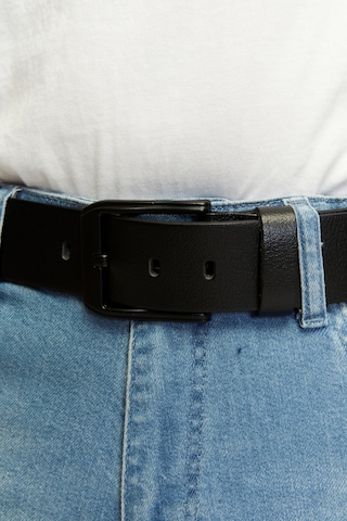 2'li Siyah Kahverengi Erkek Hakiki Deri Siyah Tokalı Erkek Kot Kemeri 4,5 Cm Siyah Siyah