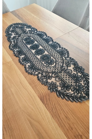 Desenli Tül Güpürlü Şık Renk Renk Runner