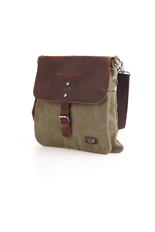 Ççs 31350 Kanvas Postacı Çantası Yeşil