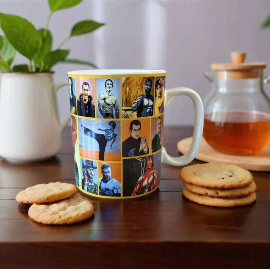 Gift'n'home Büyük Porselen Bardak Dev 5449870 Gri