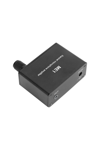 Moveevo Alüminyum Elektret Mikrofon Amfi - 0-20db Kazanç Ayarı, 3.5mm Giriş, 3 Çıkış Portu, 10+ Saat Kullanim Süresi