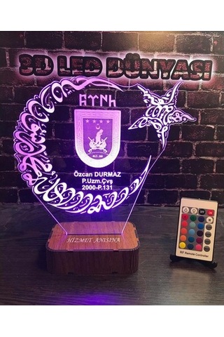 Hediye Pöh Ay Yıldız Tsk Türk Bayrağı 16 Renkli Kumandalı