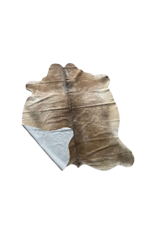 Doğal Renkli Dana Postu Halı - Naturel Halı Post Sütlü Kahve