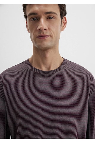 Mavi Loose Fit Bordo Erkek Uzun Kollu T-shirt M0613040-70434 Bordo