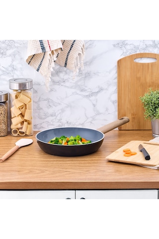 Aryıldız 26 Cm Eco Seramik Tava siyah