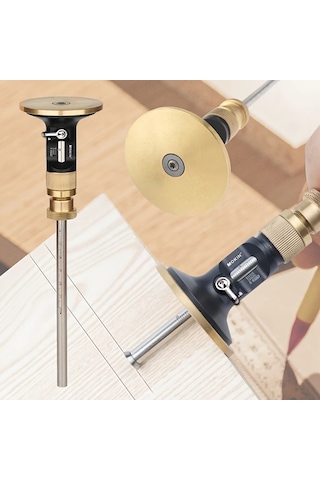 Fochsia Alaşım Çizici - Hassas Avrupa İşaretleme Şerit Metre Pirinç Sap