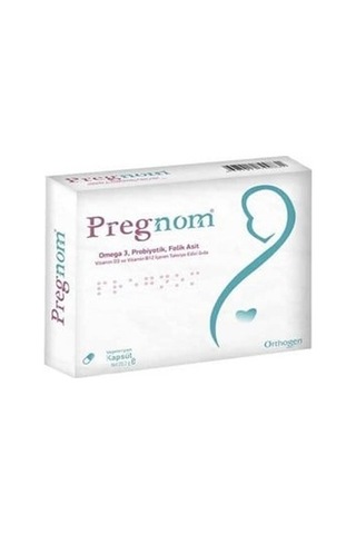 Pregnom Omega 3 Folic Asit 30 Kapsül Diğer