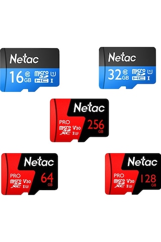 Sones Netac Sürüş Kaydedici Gözetim Kamerası Cep Telefonu Hafıza Kartı, Kapasite: 64 Gb