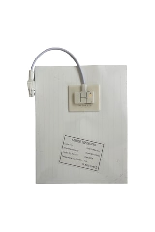 220 Volt Ayna Arkası Buğu Önleyici Rezistans Banyo Ayna Arkası Buğu Çözücü Kare 15x20 Cm Beyaz