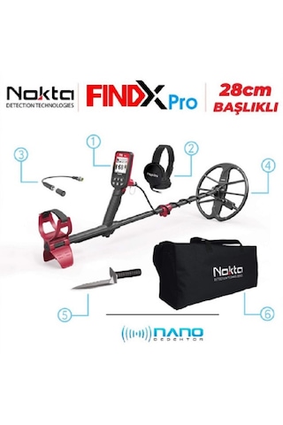 Fındx Pro Metal Dedektörü Su Geçirmez
