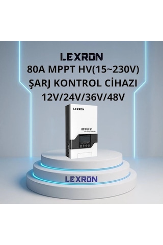Lexron 80a Hv 15 230v Mppt Şarj Kontrol Cihazı