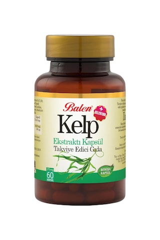 Balen Kelp Ekstraktı + Selenyum 375 Mg 3 x 60 Kapsül
