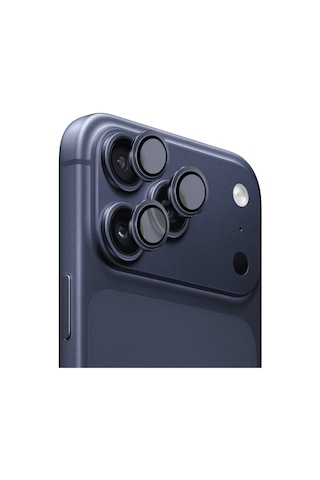 Safeus 9h+ Safir Temperli Kamera Lens Koruyucu Apple Uyumlu iPhone 17 Pro Max Ve İle Abis