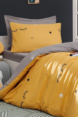Eponj Home Junior Nevresim Seti Tek Kişilik Dide Sarı Sarı