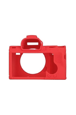 Dp Sony A7R3 Silikon Kılıf Kırmızı