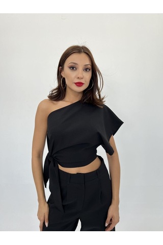 The İstanbul 4643 Bluz-siyah Siyah