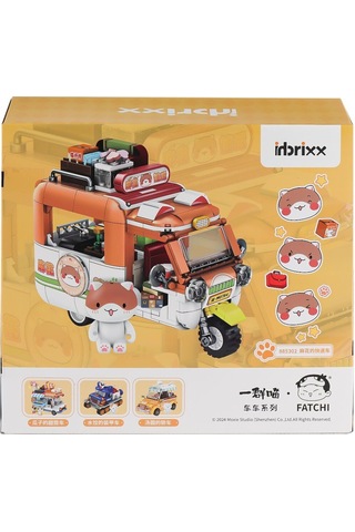 P885302 Panlos Brick - One Meow Serisi - Mahua'nın Kargo Aracı 615 Parça Yapım Seti