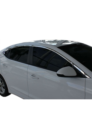 Hyundai Elantra 6 Cam Üst Çıtası 10 Prç Krom 2016 ve Sonrası