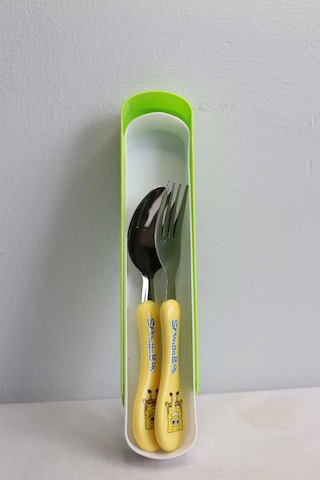 Oky 2'li Çocuk Mama Kaşık GÜmüş