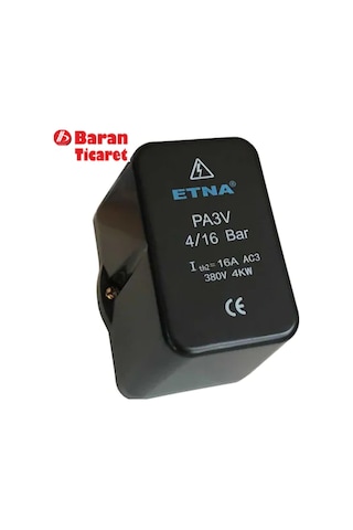 Etna Basınç Şalteri (Kompresör Otomatiği) 4/16 Bar 1/2"