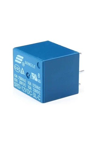 250v 10a Srd-12vdc-sl-c 12v Dc Röle 5 Pin Pcb Montaj Tip 220v No Nc Güç Rölesi